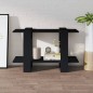 vidaXL Bücherregal/Raumteiler Schwarz 80x30x51 cm vidaXL Bücherregal/Raumteiler Schwarz 80x30x51 cm