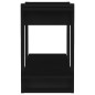 vidaXL Bücherregal/Raumteiler Schwarz 80x30x51 cm vidaXL Bücherregal/Raumteiler Schwarz 80x30x51 cm