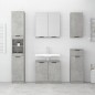 vidaXL Badezimmerschrank Betongrau 64,5x33,5x59 cm Holzwerkstoff vidaXL Badezimmerschrank Betongrau 64,5x33,5x59 cm Holzwerkstoff
