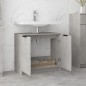 vidaXL Badezimmerschrank Betongrau 64,5x33,5x59 cm Holzwerkstoff vidaXL Badezimmerschrank Betongrau 64,5x33,5x59 cm Holzwerkstoff
