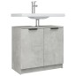 vidaXL Badezimmerschrank Betongrau 64,5x33,5x59 cm Holzwerkstoff vidaXL Badezimmerschrank Betongrau 64,5x33,5x59 cm Holzwerkstoff