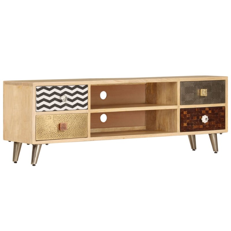 vidaXL TV-Ablage 120 x 30 x 40 cm Massivholz Mango vidaXL TV-Ablage 120 x 30 x 40 cm Massivholz Mango