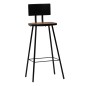 vidaXL Barhocker 4 Stk. Massives Altholz vidaXL Barhocker 4 Stk. Massives Altholz