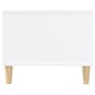 vidaXL Couchtisch Weiß 102x50x40 cm Holzwerkstoff vidaXL Couchtisch Weiß 102x50x40 cm Holzwerkstoff
