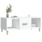vidaXL Couchtisch Weiß 102x50x40 cm Holzwerkstoff vidaXL Couchtisch Weiß 102x50x40 cm Holzwerkstoff