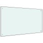 vidaXL Küchenrückwand Weiß 100x60 cm Hartglas vidaXL Küchenrückwand Weiß 100x60 cm Hartglas