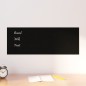 vidaXL Magnettafel Wandmontage Schwarz 80x30 cm Hartglas vidaXL Magnettafel Wandmontage Schwarz 80x30 cm Hartglas