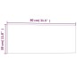 vidaXL Magnettafel Wandmontage Schwarz 80x30 cm Hartglas vidaXL Magnettafel Wandmontage Schwarz 80x30 cm Hartglas