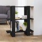 vidaXL Bücherregal/Raumteiler Schwarz 80x30x87 cm vidaXL Bücherregal/Raumteiler Schwarz 80x30x87 cm