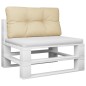 Palettenkissen Beige 70x40x12 cm Stoff Palettenkissen Beige 70x40x12 cm Stoff