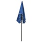 vidaXL Sonnenschirm mit Mast 200x130 cm Azurblau vidaXL Sonnenschirm mit Mast 200x130 cm Azurblau