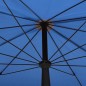 vidaXL Sonnenschirm mit Mast 200x130 cm Azurblau vidaXL Sonnenschirm mit Mast 200x130 cm Azurblau