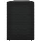 vidaXL Gartenschrank Schwarz 198x55,5x80 cm Poly Rattan vidaXL Gartenschrank Schwarz 198x55,5x80 cm Poly Rattan