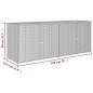 vidaXL Gartenschrank Schwarz 198x55,5x80 cm Poly Rattan vidaXL Gartenschrank Schwarz 198x55,5x80 cm Poly Rattan