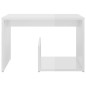vidaXL Beistelltisch Hochglanz-Weiß 59x36x38 cm Holzwerkstoff vidaXL Beistelltisch Hochglanz-Weiß 59x36x38 cm Holzwerkstoff