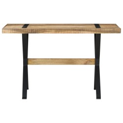 vidaXL Esstisch 120x60x76 cm Raues Mangoholz 