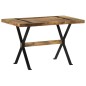 vidaXL Esstisch 120x60x76 cm Raues Mangoholz vidaXL Esstisch 120x60x76 cm Raues Mangoholz