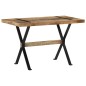 vidaXL Esstisch 120x60x76 cm Raues Mangoholz vidaXL Esstisch 120x60x76 cm Raues Mangoholz
