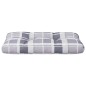 vidaXL Palettensofa-Kissen Grau Karomuster 70x40x10 cm vidaXL Palettensofa-Kissen Grau Karomuster 70x40x10 cm