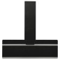 vidaXL Dunstabzugshaube 90 cm Stahl und Hartglas Schwarz vidaXL Dunstabzugshaube 90 cm Stahl und Hartglas Schwarz