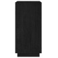 vidaXL Bücherregal Schwarz 40x35x71 cm Massivholz Kiefer vidaXL Bücherregal Schwarz 40x35x71 cm Massivholz Kiefer