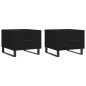 vidaXL Couchtische 2 Stk. Schwarz 50x50x40 cm Holzwerkstoff vidaXL Couchtische 2 Stk. Schwarz 50x50x40 cm Holzwerkstoff