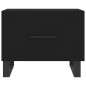 vidaXL Couchtische 2 Stk. Schwarz 50x50x40 cm Holzwerkstoff vidaXL Couchtische 2 Stk. Schwarz 50x50x40 cm Holzwerkstoff