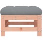vidaXL Gartenhocker mit Kissen 2 Stk. Massivholz Douglasie vidaXL Gartenhocker mit Kissen 2 Stk. Massivholz Douglasie