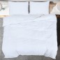 vidaXL Bettwäsche-Set Weiß 135x200 cm Leichte Mikrofaser vidaXL Bettwäsche-Set Weiß 135x200 cm Leichte Mikrofaser
