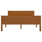 vidaXL Massivholzbett Honigbraun Kiefernholz 160x200 cm vidaXL Massivholzbett Honigbraun Kiefernholz 160x200 cm