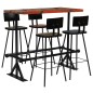 vidaXL Bar-Set 5-tlg. Altholz Massiv Mehrfarbig vidaXL Bar-Set 5-tlg. Altholz Massiv Mehrfarbig