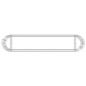 vidaXL Gabionen-Hochbeet Verzinktes Eisen 500x100x100 cm vidaXL Gabionen-Hochbeet Verzinktes Eisen 500x100x100 cm