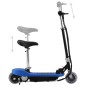 vidaXL E-Scooter mit Sitz 120 W Blau vidaXL E-Scooter mit Sitz 120 W Blau