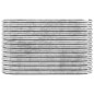 vidaXL Hochbeet Pulverbeschichteter Stahl 114x40x68 cm Silbern vidaXL Hochbeet Pulverbeschichteter Stahl 114x40x68 cm Silbern