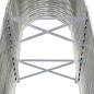 vidaXL Hochbeet Pulverbeschichteter Stahl 114x40x68 cm Silbern vidaXL Hochbeet Pulverbeschichteter Stahl 114x40x68 cm Silbern