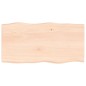 vidaXL Tischplatte 100x50x(2-4) cm Massivholz Unbehandelt Baumkante vidaXL Tischplatte 100x50x(2-4) cm Massivholz Unbehandelt Baumkante