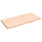vidaXL Tischplatte 100x50x(2-4) cm Massivholz Unbehandelt Baumkante vidaXL Tischplatte 100x50x(2-4) cm Massivholz Unbehandelt Baumkante
