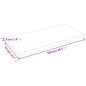 vidaXL Tischplatte 100x50x(2-4) cm Massivholz Unbehandelt Baumkante vidaXL Tischplatte 100x50x(2-4) cm Massivholz Unbehandelt Baumkante