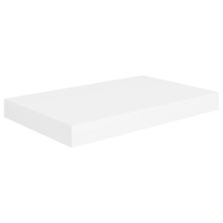 vidaXL Schweberegal Weiß 40x23x3,8 cm MDF