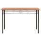 vidaXL 7-tlg. Essgruppe MDF und Stahl Braun vidaXL 7-tlg. Essgruppe MDF und Stahl Braun