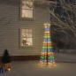 vidaXL LED-Weihnachtsbaum Kegelform Mehrfarbig 108 LEDs 70x180 cm vidaXL LED-Weihnachtsbaum Kegelform Mehrfarbig 108 LEDs 70x180 cm