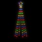 vidaXL LED-Weihnachtsbaum Kegelform Mehrfarbig 108 LEDs 70x180 cm vidaXL LED-Weihnachtsbaum Kegelform Mehrfarbig 108 LEDs 70x180 cm