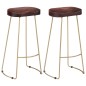 vidaXL Gavin Barhocker 2 Stk. Massivholz Mango vidaXL Gavin Barhocker 2 Stk. Massivholz Mango