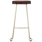 vidaXL Gavin Barhocker 2 Stk. Massivholz Mango vidaXL Gavin Barhocker 2 Stk. Massivholz Mango