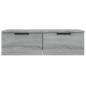 vidaXL Wandschrank Grau Sonoma 68x30x20 cm Holzwerkstoff vidaXL Wandschrank Grau Sonoma 68x30x20 cm Holzwerkstoff
