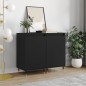 vidaXL Sideboards 2 Stk. Schwarz 40x35x70 cm Holzwerkstoff vidaXL Sideboards 2 Stk. Schwarz 40x35x70 cm Holzwerkstoff