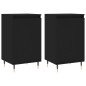 vidaXL Sideboards 2 Stk. Schwarz 40x35x70 cm Holzwerkstoff vidaXL Sideboards 2 Stk. Schwarz 40x35x70 cm Holzwerkstoff