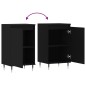 vidaXL Sideboards 2 Stk. Schwarz 40x35x70 cm Holzwerkstoff vidaXL Sideboards 2 Stk. Schwarz 40x35x70 cm Holzwerkstoff