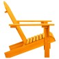 vidaXL Adirondack-Gartenstuhl Massivholz Tanne Orange vidaXL Adirondack-Gartenstuhl Massivholz Tanne Orange