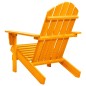 vidaXL Adirondack-Gartenstuhl Massivholz Tanne Orange vidaXL Adirondack-Gartenstuhl Massivholz Tanne Orange